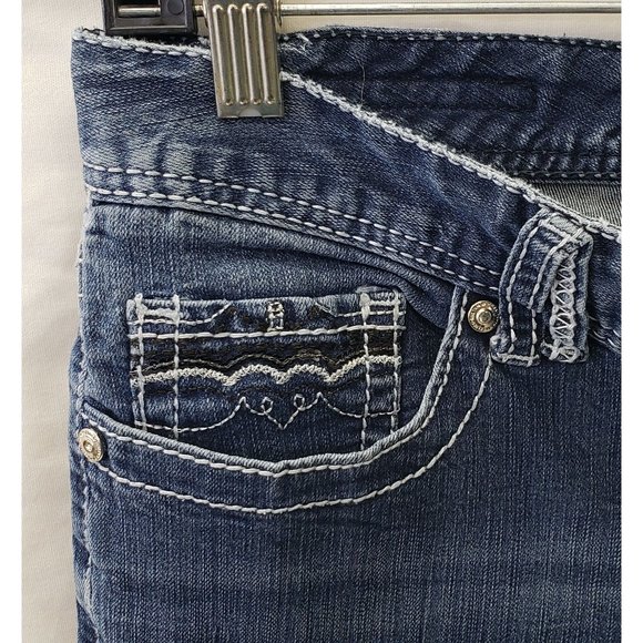 Rhythm in Blues ~ Women's Jeans ~ Embellished ~ Sz 6R - Picture 6 of 12